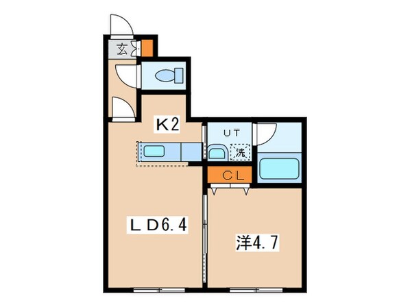 ブランノワ－ル本郷通の物件間取画像